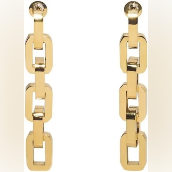 NWT Eddie Borgo Supra Link Drop Earrings - Picture 5 of 8